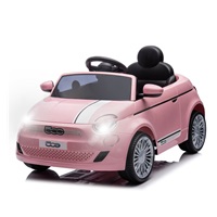 Elektromos autó Milly Mally Milly Mally Fiat 500e rózsaszín
