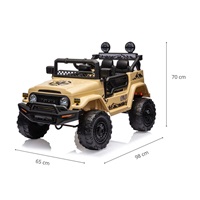 Elektromos autó Milly Mally Toyota FJ Cruiser Black