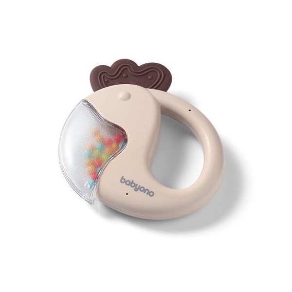 Baby Ono PARROT csörgő bézs színű