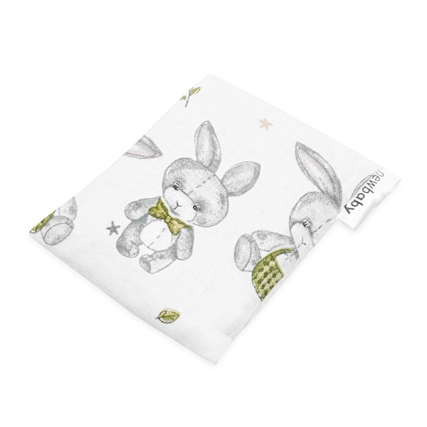 Muszlin Fűtő- és hűtőpárna Thermophore cseresznyemagvakkal New Baby STANDARD rabbit