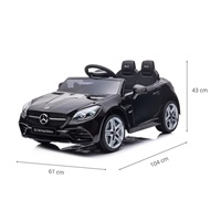 Elektromos autó Milly Mally Mercedes-Benz SLC Black