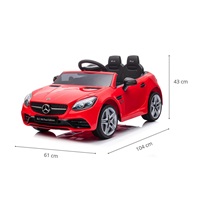 Elektromos autó Milly Mally Milly Mally Mercedes-Benz SLC Red