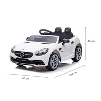 Elektromos autó Milly Mally Milly Mally Mercedes-Benz SLC White