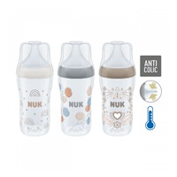 Baba cumisüveg NUK Perfect Match Temperature Control 260 ml barna