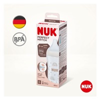 Baba cumisüveg NUK Perfect Match Temperature Control 260 ml barna