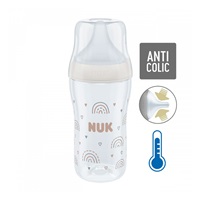 Baba cumisüveg NUK Perfect Match Temperature Control 260 ml fehér