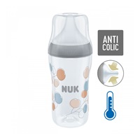 Baba cumisüveg NUK Perfect Match Temperature Control 260 ml szürke