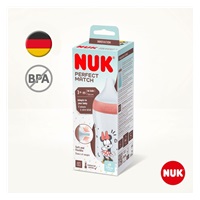 Baba cumisüveg NUK Perfect Match MICKEY Temperature Control 260 ml red