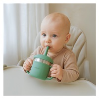 Baba szilikon pohár 2in1 New Baby zöld