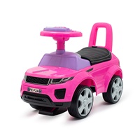 Baby Mix Prime SUV bébitaxi rózsaszín bőrből