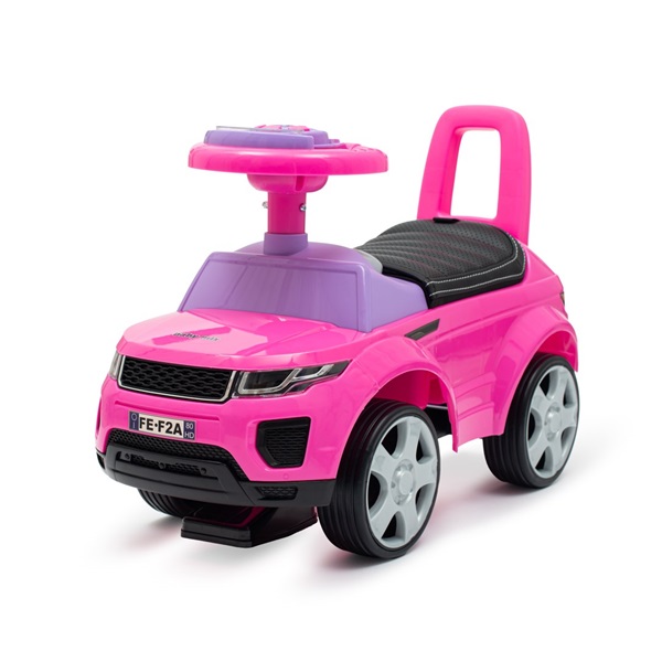 Baby Mix Prime SUV bébitaxi rózsaszín bőrből