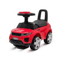 Baby Mix Prime SUV bébitaxi piros bőrből