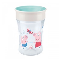 Bájos itató pohár Magic Peppa Pig NUK (8+ m.) 360°