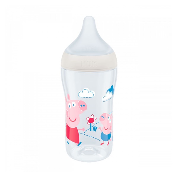 Baba cumisüveg NUK Perfect Match Peppa Pig Temperature Control 260 ml