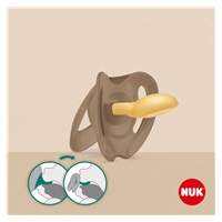 NUK For Nature latex cumi 0–6 h 2 db box zöld