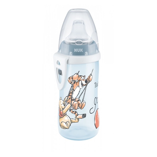 Gyermek sport itatópohár NUK Active Disney Mackó Pu 300 ml kék