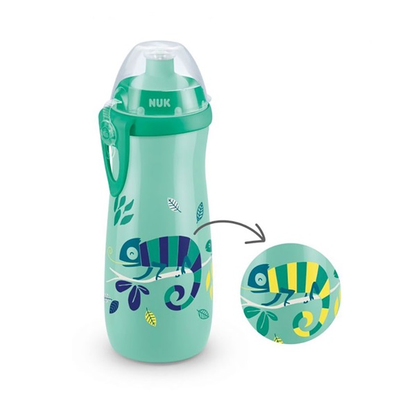 Gyermek sport itatópohár NUK Sports Cup Chameleon  450 ml