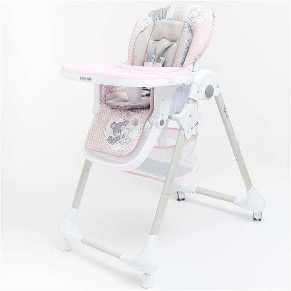 ÉRTÉKCSÖKKENTETT Etetőszék Baby Mix Infant pink