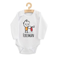 Gyermekek body nyomtatással New Baby FIREMAN