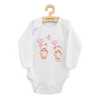 Baba body nyomtatással New Baby Love Bears