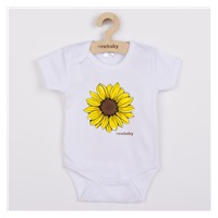 Baba body nyomtatással New Baby  Sunflower - rövid ujjú