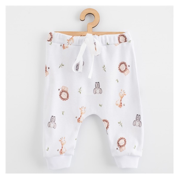 Pamut gyermek Jogger nadrág a New Baby For Babies safari