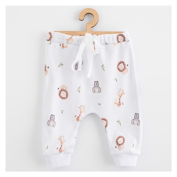 Pamut gyermek Jogger nadrág a New Baby For Babies safari