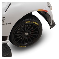 Gyerek futókerékpár vezetőkormányos Toyota GR Supra GT4 Baby Mix fehér