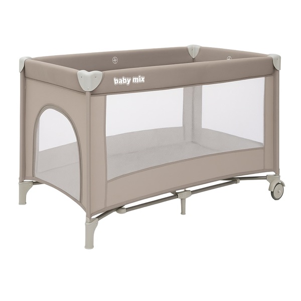 Gyermek utazóágy Baby Mix Simple bézs