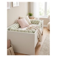 Védő fonott rácsvédő kiságyba New Baby Levelek