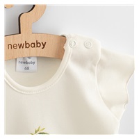 Baba Biopamut rövid ujjú ruha New Baby Olives