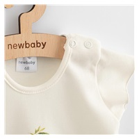 Baba Biopamut rövid ujjú ruha New Baby Olives