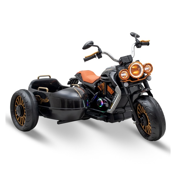 Gyermek elektromos motor SideCar Baby Mix fekete