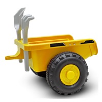Gyermek lábbal hajtós traktor Baby Mix Benny sárga