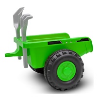 Gyermek lábbal hajtós traktor Baby Mix Benny zöld