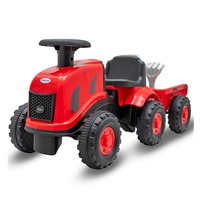 Gyermek lábbal hajtós traktor Baby Mix Benny piros
