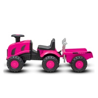 Gyermek lábbal hajtós traktor Baby Mix Benny rózsaszín