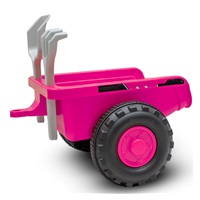 Gyermek lábbal hajtós traktor Baby Mix Benny rózsaszín