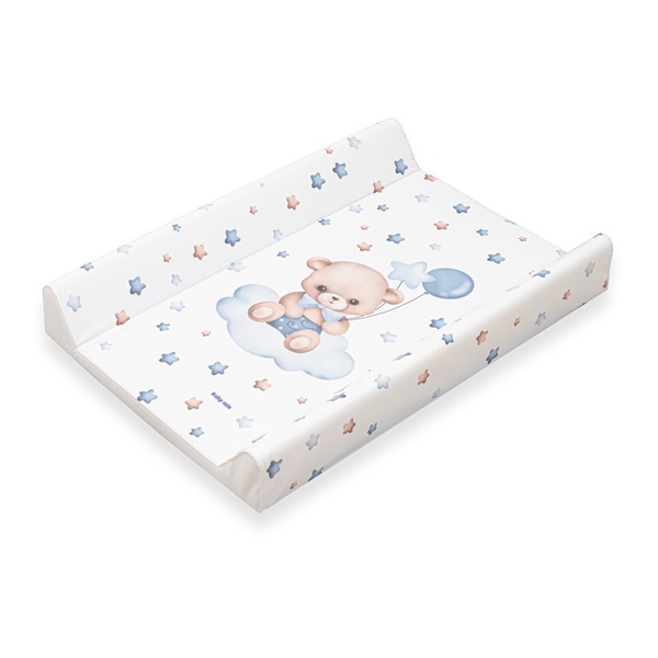 Pelenkázó lap puha Baby Mix Medvídek 47x70cm kék