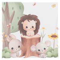 Pelenkázó lap puha Baby Mix Erdei állatok 47x70cm
