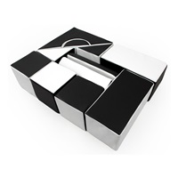 Habkockák – óriási építőkészlet 11 db white-mint