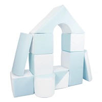 Habkockák – óriási építőkészlet 11 db white-blue