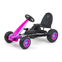 Go-kart Milly Mally Viper pedálos gyerek gokart rózsaszín(sérült csomagolás)