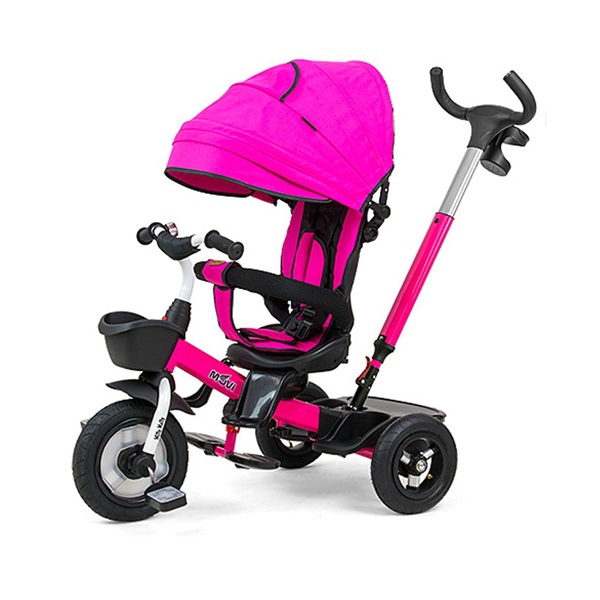 Gyerek háromkerekű bicikli Milly Mally Movi pink (sérült csomagolás)