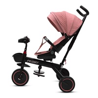ÉRTÉKCSÖKKENTETT Baby Mix Peony EVA rózsaszín gyerek tricikli
