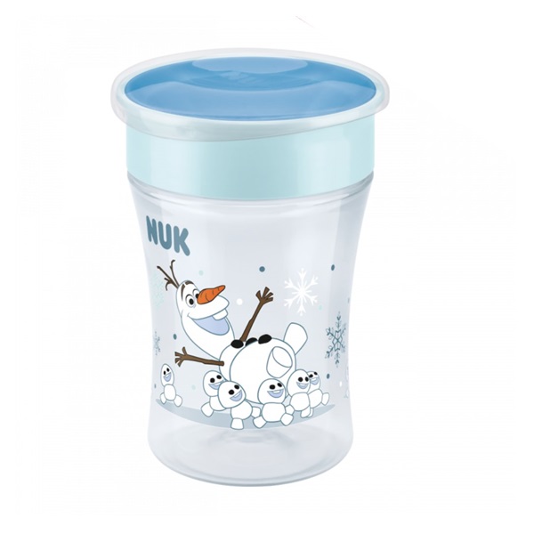 Bájos itató pohár Mini Magic NUK 360° fedéllel Frozen Olaf 230 ml