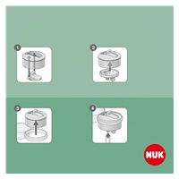 Gyermek itatópohár NUK Mini-Me Flip Frozen  450 ml 12+ m