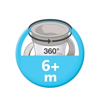 Bájos itató pohár Mini Cups NUK 360° fedéllel neutral