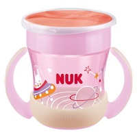 Bájos itató pohár  Mini Magic NUK Cup Night 160 ml pink