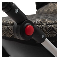 Luxus játék babakocsi New Baby COMFORT arany-fekete